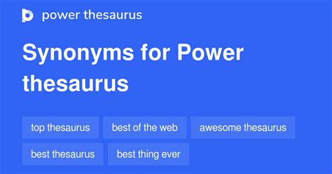 powerthesaurus|power thesaurus online.